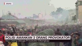 VIDEO: Polisi Amankan 2 Orang Provokator Unjuk Rasa