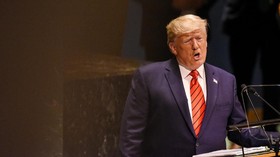 Trump Sebut Insiden Pedemo Lansia Didorong Polisi Dibuat-buat