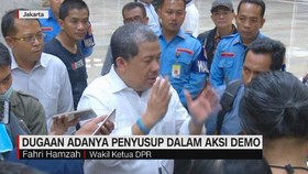 VIDEO: Fahri Soal Dugaan Penyusup dalam Aksi Tolak RKUHP