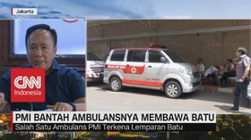 VIDEO: PMI Bantah Ambulansnya Membawa Batu