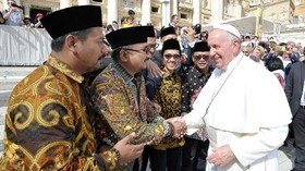 GP Ansor Sampaikan Ide Islam Kemanusiaan ke Paus Fransiskus