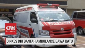VIDEO: Dinkes DKI Bantah Ambulance Bawa Batu