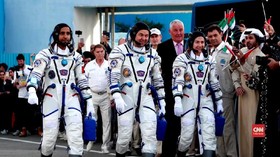 VIDEO: Astronaut Arab Pertama Pijakan Kaki di ISS