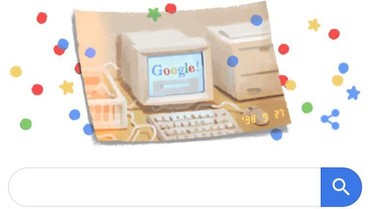 Ulang Tahun ke-21, Komputer Lawas Terpajang di Google Doodle