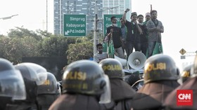 Polisi Belum Lepaskan Kader HMI yang Ditangkap usai Demo di Istana