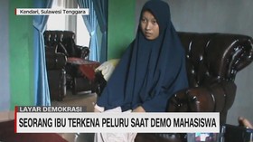 VIDEO: Seorang Ibu Terkena Peluru Saat Demo Mahasiswa