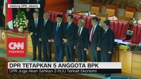 VIDEO: DPR Tetapkan 5 Anggota BPK