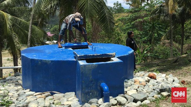 Mata Air Desa Wombo Usai Setahun Goncangan Tsunami Palu