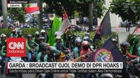 VIDEO: Garda: Broadcast Ojol Demo di DPR Hoaks