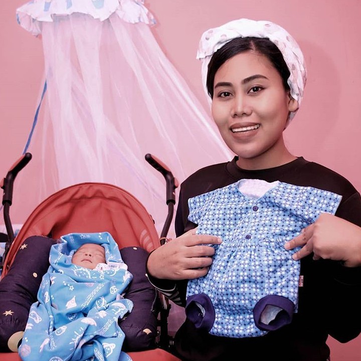 <p>Itu artinya, sebentar lagi Meyshyla sudah genap berumur 2 bulan. (Foto: Instagram/ @evi_masamba_real)  </p>