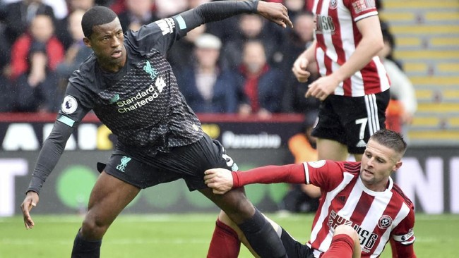 Liverpool berhasil mengalahkan tuan rumah Sheffield United dalam laga Liga Inggris di Bramall Lane, Sabtu (28/9).