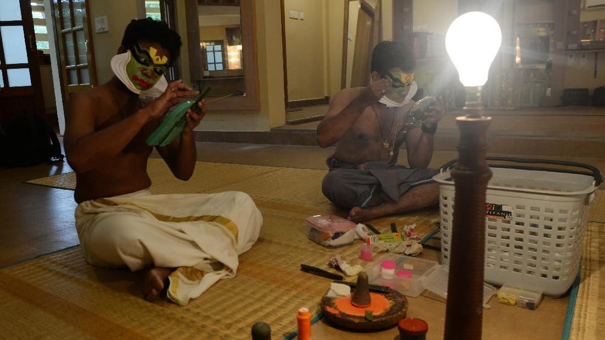 FOTO : Kathakali, Tarian Bersejarah di India