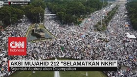 VIDEO: Massa Mujahid 212 Gelar Aksi 'Selamatkan NKRI'