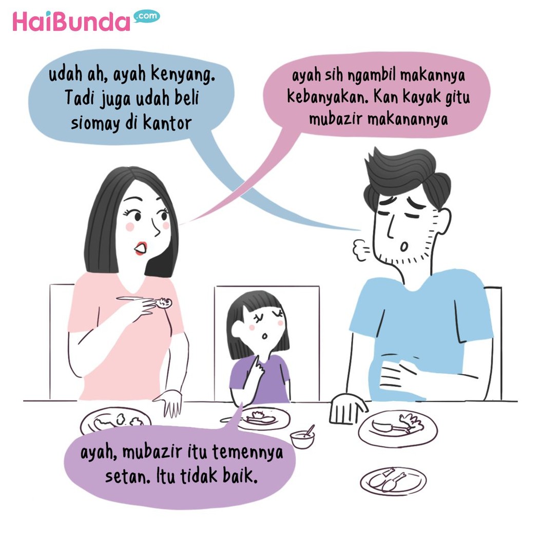 Ada masa-masa di mana anak merasa paling pintar dan kadang sok tau. Apa sok taunya si kecil yang Bunda dan Ayah alami? Sama kayak kakak di komik ini enggak?