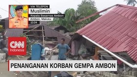 VIDEO: Penanganan Korban Gempa Ambon