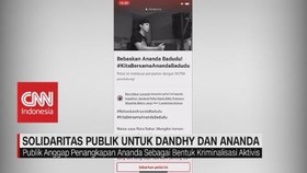 VIDEO: Dukungan Publik Untuk Dandhy dan Ananda