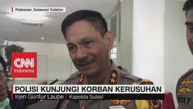VIDEO: Polisi Kunjungi Mahasiswa Korban Kerusuhan