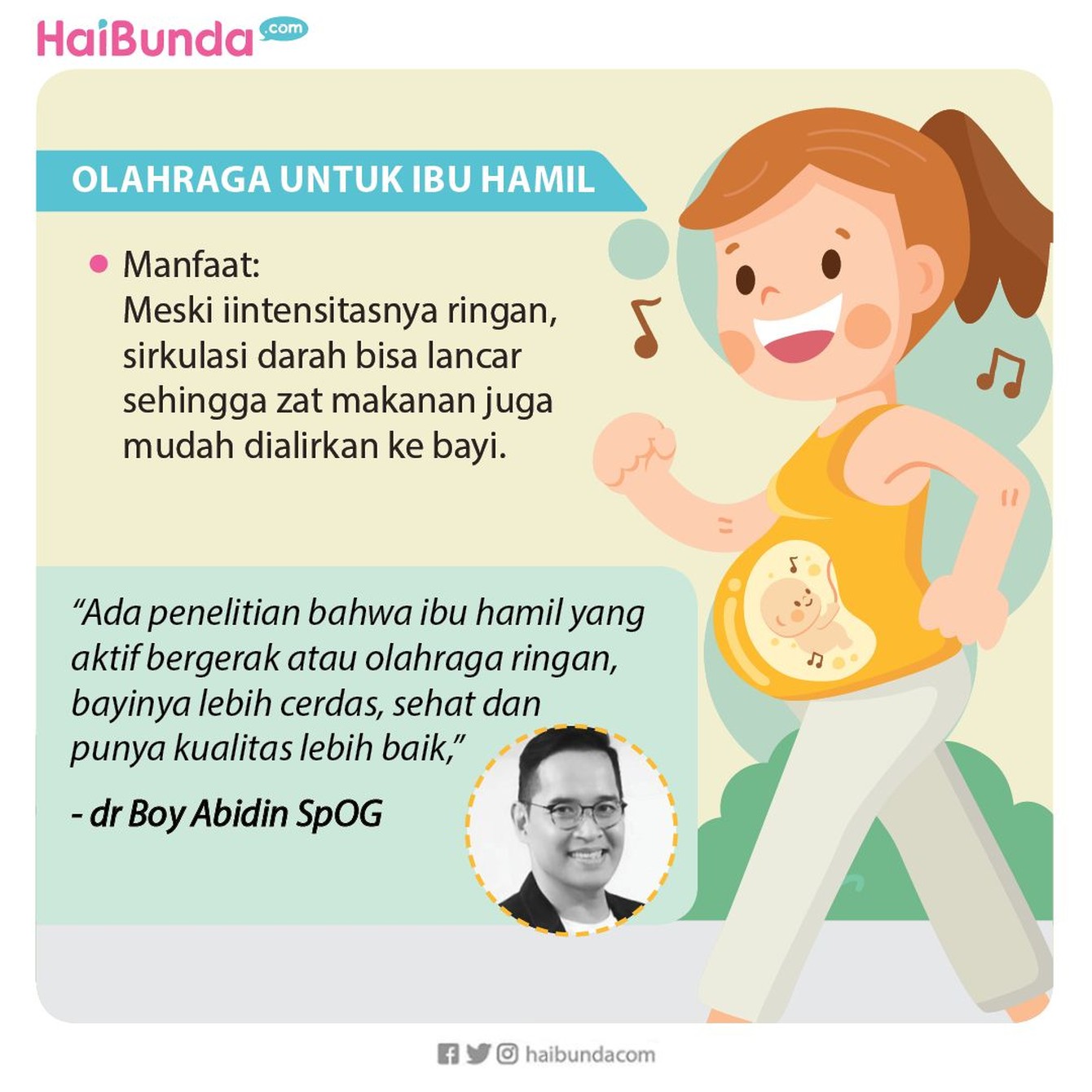Bunda sedang hamil? Ini olahraga yang cocok dilakukan. 