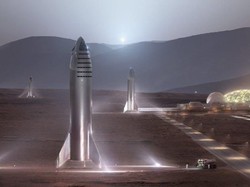 Elon Musk Pamer Foto Starship Terbaru
