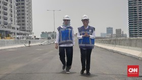 Menteri Rini: Oktober, Uji Beban Tol Layang Jakarta-Cikampek
