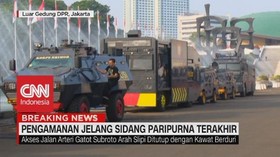 VIDEO: Pengamanan Ketat di Gedung DPR Jelang Sidang Paripurna