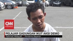 VIDEO: Pelajar Gadungan Ikut Aksi Demo