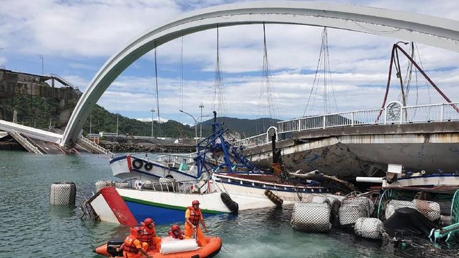 Tiga WNI Jadi Korban Jembatan Ambruk di Taiwan