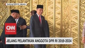 VIDEO: Presiden Tiba di Gedung DPR RI Jelang Pelantikan DPR