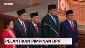 VIDEO: Pelantikan Pimpinan DPR
