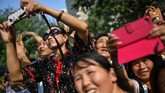 FOTO: Pawai dan Parade Militer di HUT ke-70 China Hari jadi ke-70 Republik Rakyat China dihelat dengan parade militer besar-besaran.