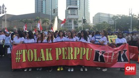 Demo Tolak Perppu KPK, Sebagian Massa Mengaku Tak Paham Isu