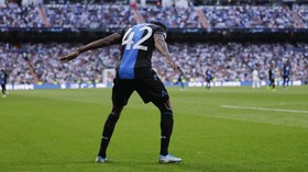 Striker Brugge Selebrasi Ala Ronaldo di Kandang Madrid