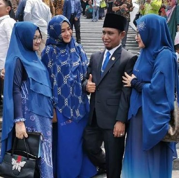 Bawa 3 Istri Saat Pelantikan DPR, Lora Fadil: Kami Satu Kamar