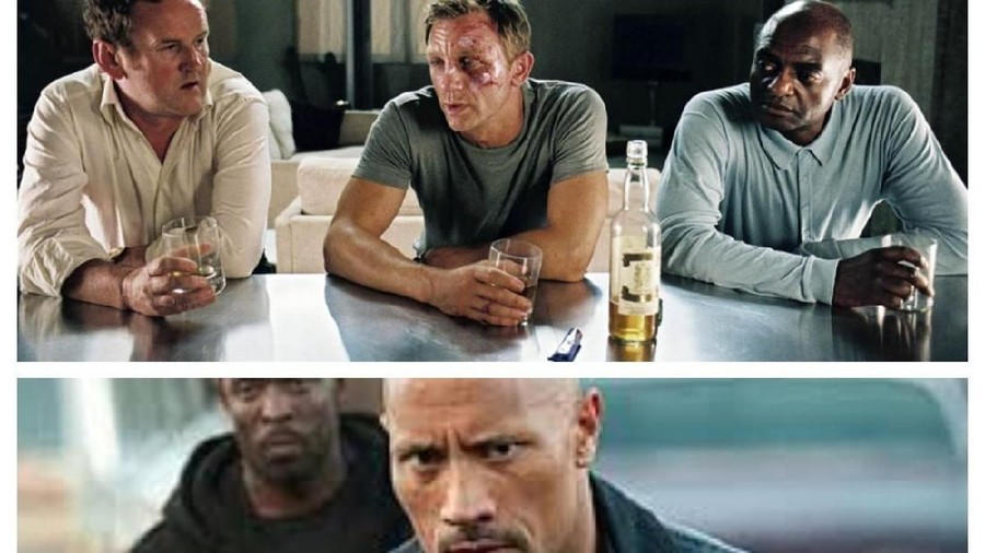Bioskop TransTV tampilkan aksi Dwayne Johnson dan Daniel Craig.