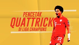 INFOGRAFIS: Daftar Pencetak Quattrick di Liga Champions