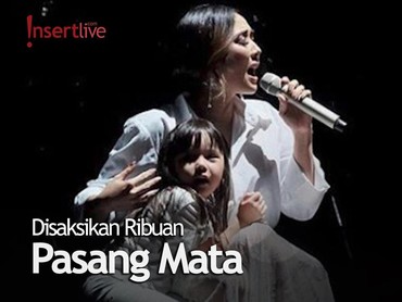 Imutnya Duet Gempi-Gisel di Konser Lukas Graham