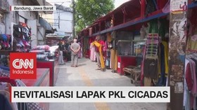 VIDEO: Revitalisasi Lapak PKL Cicadas