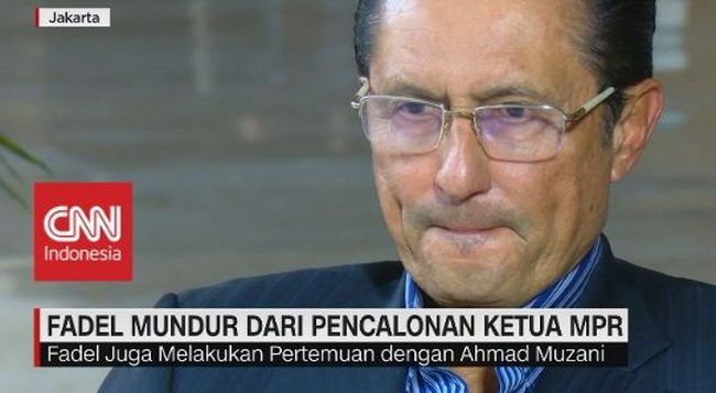 VIDEO: Fadel Mundur Dari Pencalonan Ketua MPR