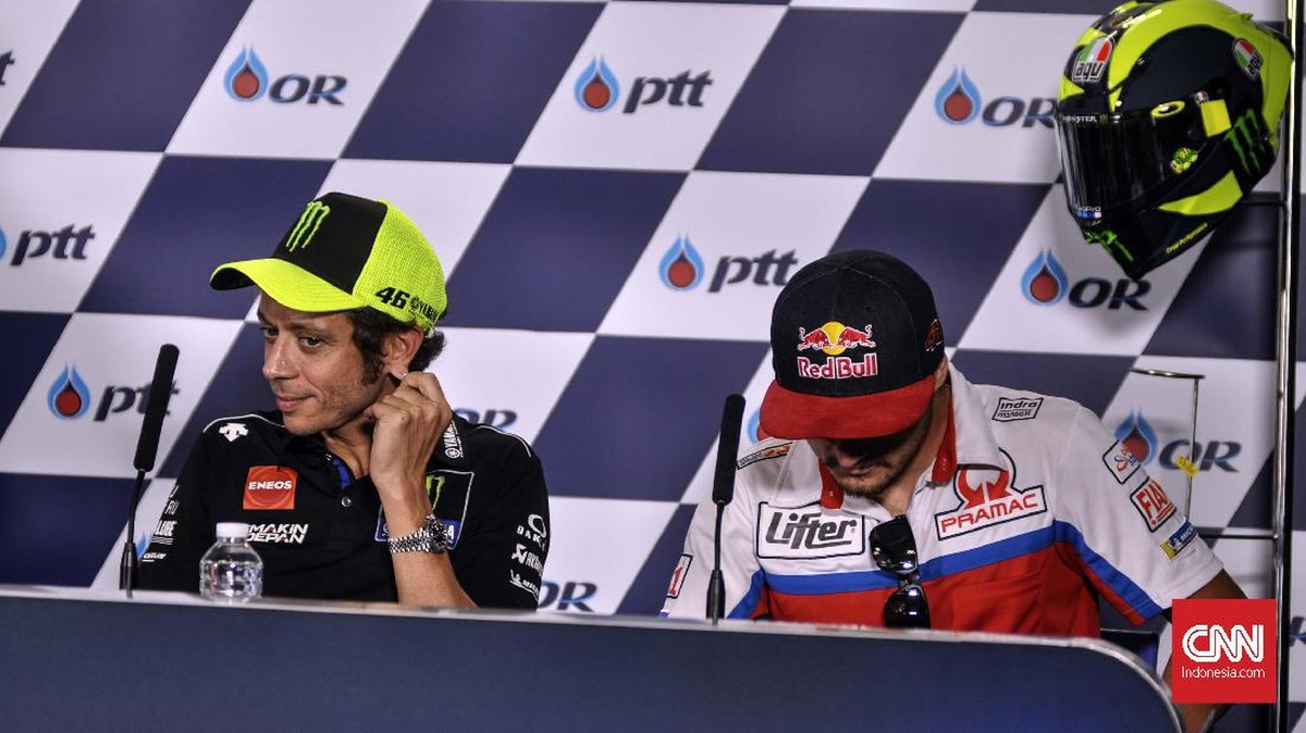 FOTO: Marquez dan Rossi 'Kaku' di MotoGP Thailand