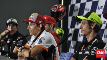 Sorotan Dunia Olahraga CNN Sport : Bos Ducati Desak Rossi Jabat Tangan Marquez