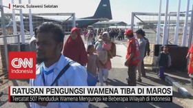 VIDEO: Ratusan Pengungsi Wamena Tiba di Maros
