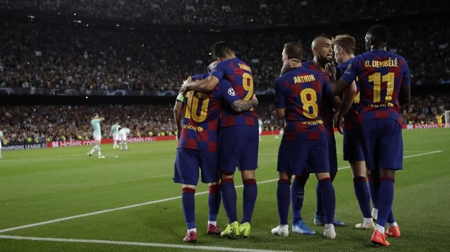 FOTO: Messi Starter, Barcelona Kalahkan Inter