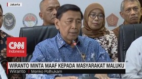 VIDEO: Wiranto Minta Maaf Kepada Masyarakat Maluku
