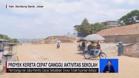 VIDEO: Proyek Kereta Cepat Ganggu Aktivitas Sekolah