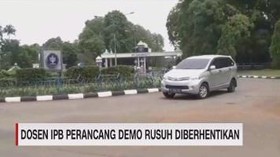 VIDEO: Dosen IPB Perancang Demo Rusuh Dinonaktifkan