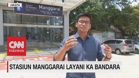 VIDEO: Kini, Stasiun Manggarai Layani KA Bandara