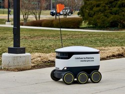 Kepopuleran Robot Pengantar Makanan di AS