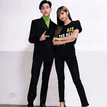 Interaksi Manis Lisa BLACKPINK dan Bambam GOT7 Bikin Fans Baper