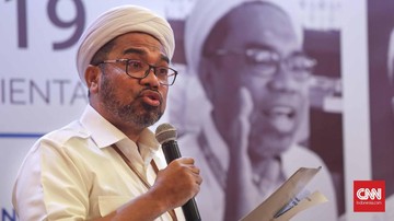 Ali Mochtar Ngabalin Staf Kepresidenan, Ali Mochtar Ngabalin saat diskusi politik di Jakarta, Jumat, 4 Oktober 2019. CNNIndonesia/Safir Makki
