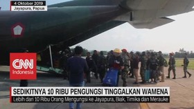 VIDEO: Sedikitnya 10 Ribu Pengungsi Tinggalkan Wamena
